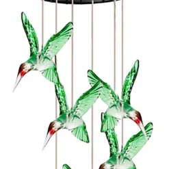 Clearance Farveskiftende Solar LED Wind Chimes Lys til have og balkon Vinddekoration