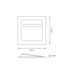 Clearance FERO varm farve 3000K Postkasser & Brevindkast