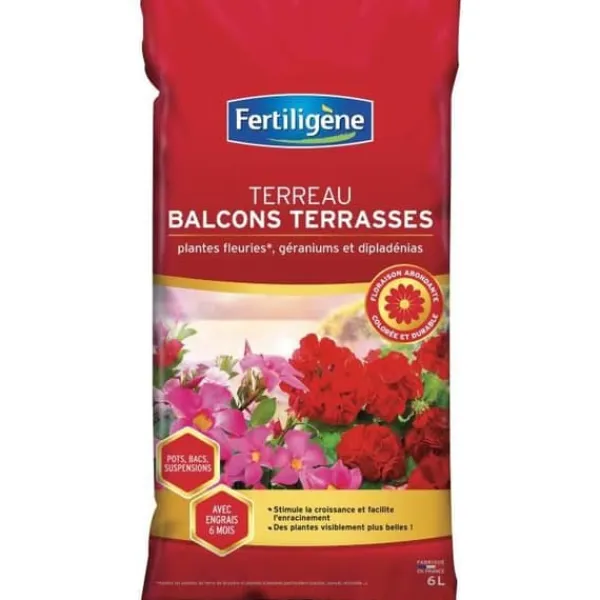 Hot FERTILIGENE - Jord balkonger terrasser 6L Jord & Sand