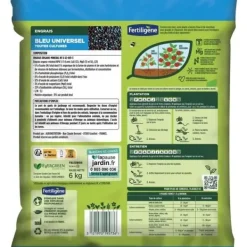 Clearance FERTILIGENE FBLEUBIO6 - Universal Blå Gødning 6 kg - Rigelig blomstring og høst - Nærer i op til 3 måneder - Til 240m² Gødningsmidler
