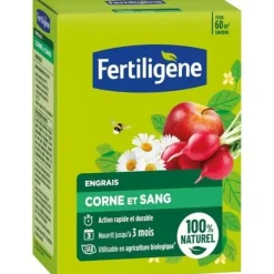 Gødningsmidler^FERTILIGENE FCOSAN3 - Horn- og blodgødning 3 kg - Hurtig og langvarig virkning - Nærer i op til 3 måneder - Op til 60 m² gødet