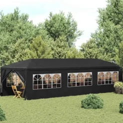 Sale Festtelt 3 x 9 m - UV-bestandigt og vandafvisende | Farve: Antracitgrå Telte & Lysthuse