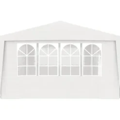 Telte & Lysthuse^Festtelt med sidevægge 4x9 m 90 g/m² hvid - Festtelt - Festtelte - Home & Living