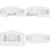 Telte & Lysthuse^Festtelt med sidevægge 4x6 m 90 g/m² hvid - Festtelt - Festtelte - Home & Living