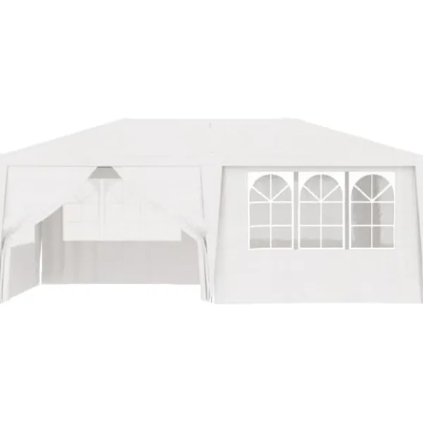 Telte & Lysthuse^Festtelt med sidevægge 4x6 m 90 g/m² hvid - Festtelt - Festtelte - Home & Living