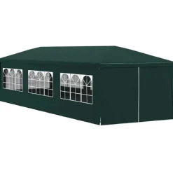 Telte & Lysthuse^Festtelt 3x9 m - UV-bestandigt & vandafvisende | Farve: Grøn
