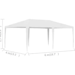 Best Festtelt 4x6 m hvid - Festtelt - Festtelte - Home & Living Telte & Lysthuse