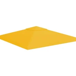 Telte & Lysthuse^Festtelte & havepavilloner – tage - Living pavillontopdække i 2 lag 3x3 m 310 g/m² gul