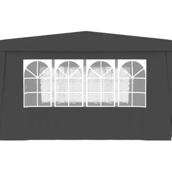 Telte & Lysthuse^Festtelte & havepavilloner - Living festtelt med sidevægge 4x4 m 90 g/m² antracitgrå