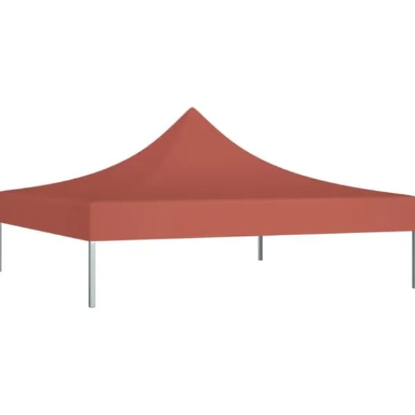 Telte & Lysthuse^Festtelte & havepavilloner – tage - Living tag til festtelt 3x3 m 270 g/m² terrakotta