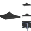 Online Festtelte & havepavilloner – tage - Living tag til festtelt 3x3 m 270 g/m² sort Telte & Lysthuse