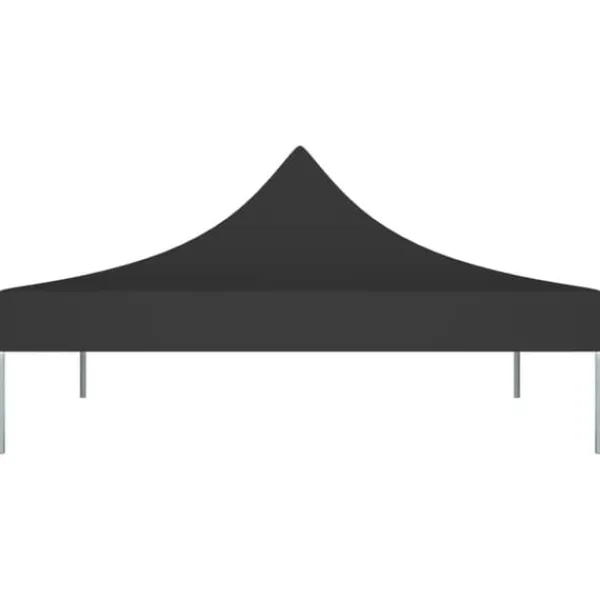 Online Festtelte & havepavilloner – tage - Living tag til festtelt 3x3 m 270 g/m² sort Telte & Lysthuse