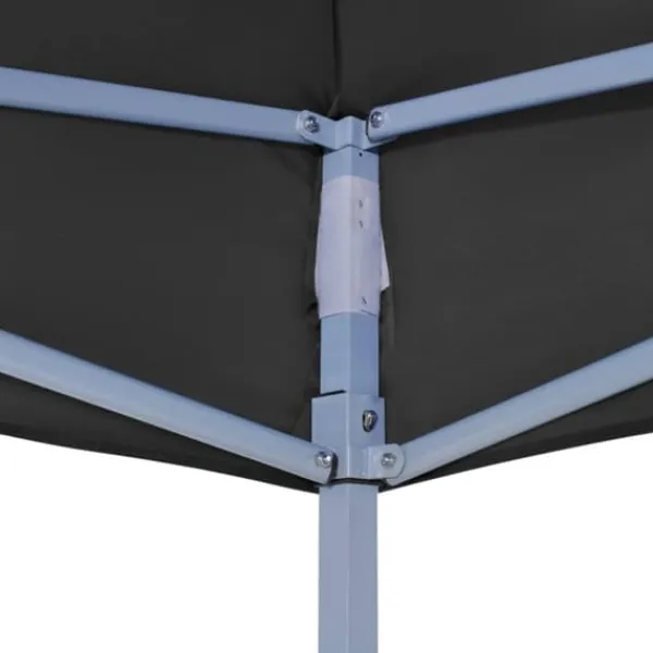 Online Festtelte & havepavilloner – tage - Living tag til festtelt 3x3 m 270 g/m² sort Telte & Lysthuse