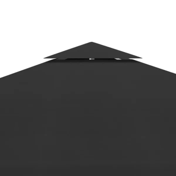 Festtelte & havepavilloner – tage - Living pavillontopdække i 2 lag 3x3 m 310 g/m² sort Telte & Lysthuse