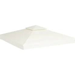 Hot Festtelte & havepavilloner – tage - Living baldakin til pavillon 3x3 m 310 g/m² cremehvid Telte & Lysthuse