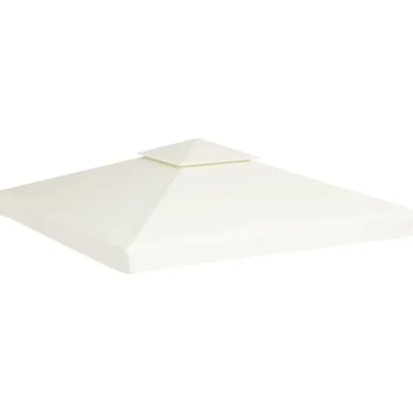 Hot Festtelte & havepavilloner – tage - Living baldakin til pavillon 3x3 m 310 g/m² cremehvid Telte & Lysthuse
