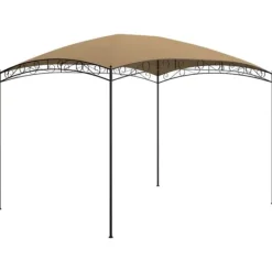 Festtelte & havepavilloner - Living pavillon 3x4x2,65 m 180 g/m² gråbrun Telte & Lysthuse