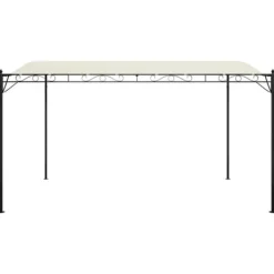 Telte & Lysthuse^Festtelte & havepavilloner - Living baldakin 4x3 m 180 g/m² stof og stål cremefarvet