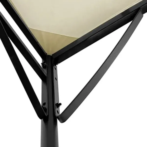 Telte & Lysthuse^Festtelte & havepavilloner - Living baldakin 4x3 m 180 g/m² stof og stål cremefarvet