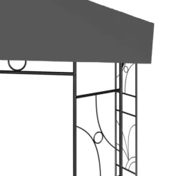 Discount Festtelte & havepavilloner - Living pavillon 4x3x2,7 m 160 g/m² antracitgrå Telte & Lysthuse