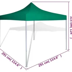Telte & Lysthuse^Festtelte & havepavilloner - Living sammenfoldeligt telt 3 x 3 m grøn