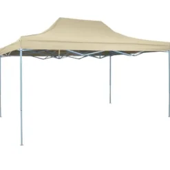 Telte & Lysthuse^Festtelte & havepavilloner - Living foldbart telt pop-up 3 x 4,5 m cremefarvet