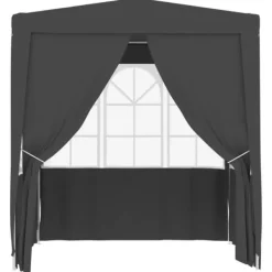 Sale Festtelte & havepavilloner - Living festtelt med sidevægge 2x2 m 90 g/m² antracitgrå Telte & Lysthuse