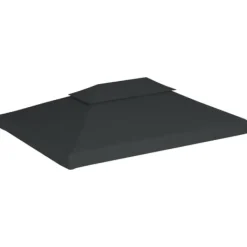 Telte & Lysthuse^Festtelte & havepavilloner – tage - Living pavillontopdække i 2 lag 310 g/m² 4x3 m antracitgrå