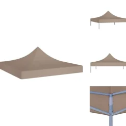 Telte & Lysthuse^Festtelte & havepavilloner – tage - Living tag til festtelt 3x3 m 270 g/m² gråbrun