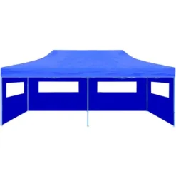 Festtelte & havepavilloner - Living foldbart pop-up-festtelt 3 x 6 m blå Telte & Lysthuse
