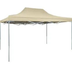 Telte & Lysthuse^Festtelte & havepavilloner - Living foldbart festtelt 3 x 4 m stål cremefarvet