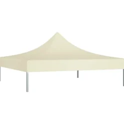 Discount Festtelte & havepavilloner – tage - Living tag til festtelt 2x2 m 270 g/m² cremefarvet Telte & Lysthuse