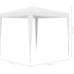 New Festtelte & havepavilloner - Living festtelt 2,5x2,5 m hvid Telte & Lysthuse
