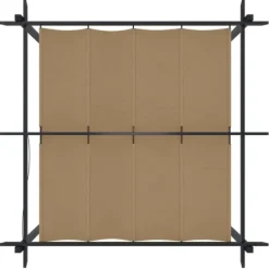 Buer, Spalier, Lysthuse Uden Tag^Festtelte & havepavilloner - Living havepavillon med sammenrulleligt tag 3x3 m gråbrun