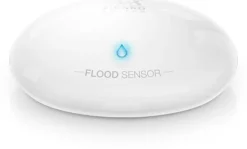 Lækagedetektorer^Fibaro FGFS-101-ZW5 temperatur-/fugtighedssensor Indendørs/udendørs Temperatur- og fugtighedssensor Fritstående Trådløs