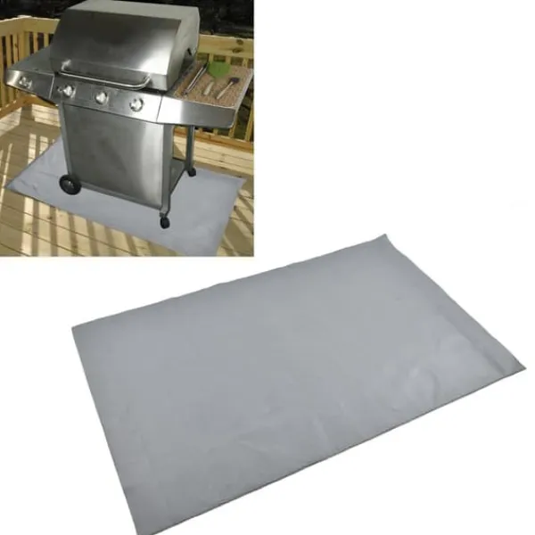Tilbehør Til Brændeovne & Pejse^Fire Pit Mat Grill Brandsäker Pad Däck Brandskydd 100x150cm för BBQ Terrass Gräsmatta Uteplats
