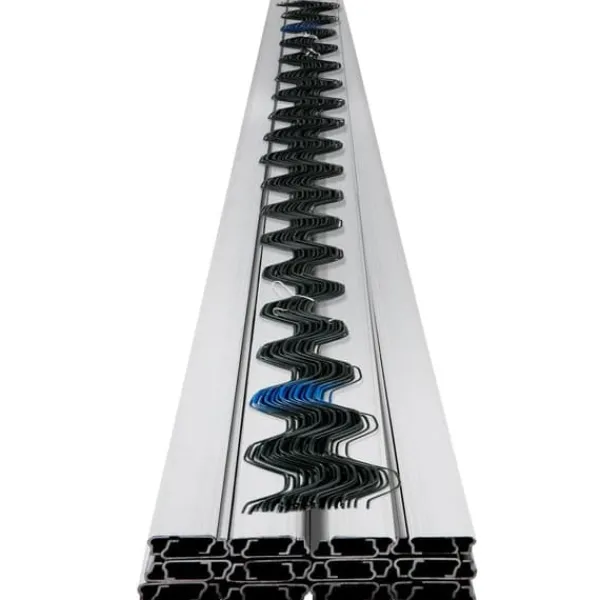 Drivhus^Fjedertråd og låsekanal, 6,56 fod fjederlås & U-kanel til drivhus. 50 pakker PE-belagt fjedertråd og aluminiumsender. Polyfilm og skyggeudstyr.