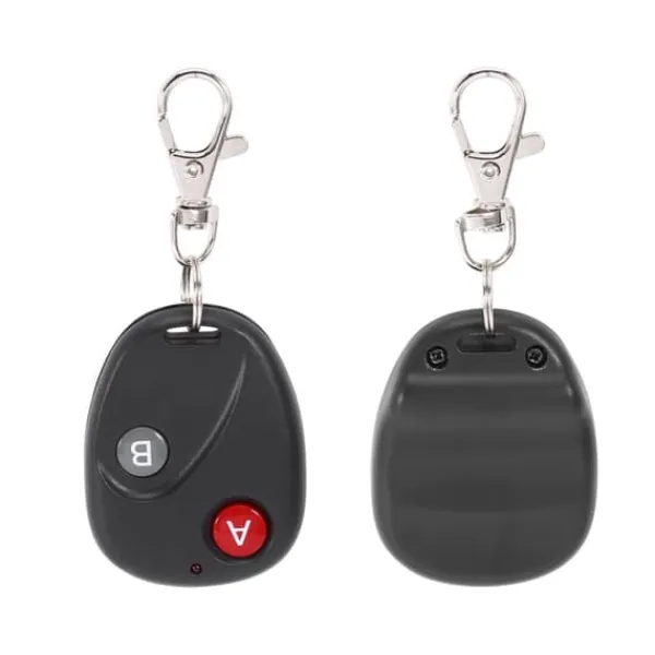 Sale Fjernbetjening Nøgle Garageport Dørsender Trådløs 433MHz Plastik Sort 2 Nøgler Skure, Garager & Carports