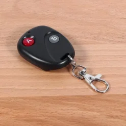 Sale Fjernbetjening Nøgle Garageport Dørsender Trådløs 433MHz Plastik Sort 2 Nøgler Skure, Garager & Carports