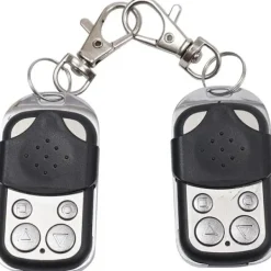 Clearance Fjernbetjeninger til automatisk skydeportåbner, 433 MHz, 2-pak, hvid (kun fjernbetjeninger) Skure, Garager & Carports