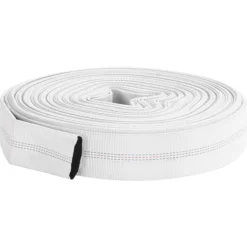 Brandslukkere^Flad PVC brandslange 30 m 1" - Højtryksvandslange | Farve: Gul | Størrelse: 30 m