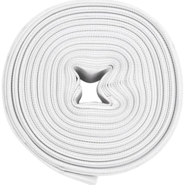 Brandslukkere^Flad PVC brandslange 30 m 1" - Højtryksvandslange | Farve: Gul | Størrelse: 30 m