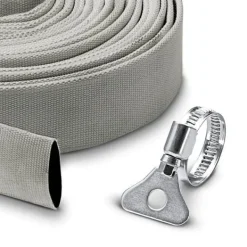 Kärcher Brandtæppe^Flad tekstilslangesæt - KARCHER - 10 mx Ø 1''1/4 (32 mm) - Praktisk - Høj flowhastighed