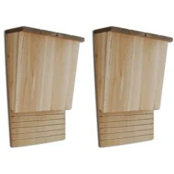 Sale Fladdermusholkar 2-Pack - Vilsystem för Fladdermöss | Storlek: 22x12x34 cm Til Fugle & Småvildt