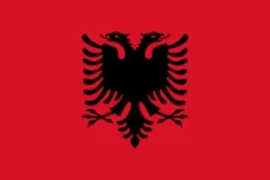 Flag & Vindposer^Flag - Albanien