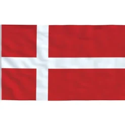 Flag & Vindposer^Flag & vimpler - Living Danmark flag og flagstang 5,55 m aluminium