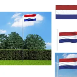 Outlet Flag & vimpler - Living det hollandske flag 90x150 cm Flag & Vindposer