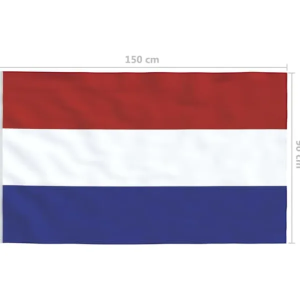 Outlet Flag & vimpler - Living det hollandske flag 90x150 cm Flag & Vindposer