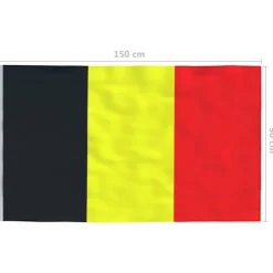 Hot Flag & vimpler - Living det belgiske flag 90x150 cm Flag & Vindposer