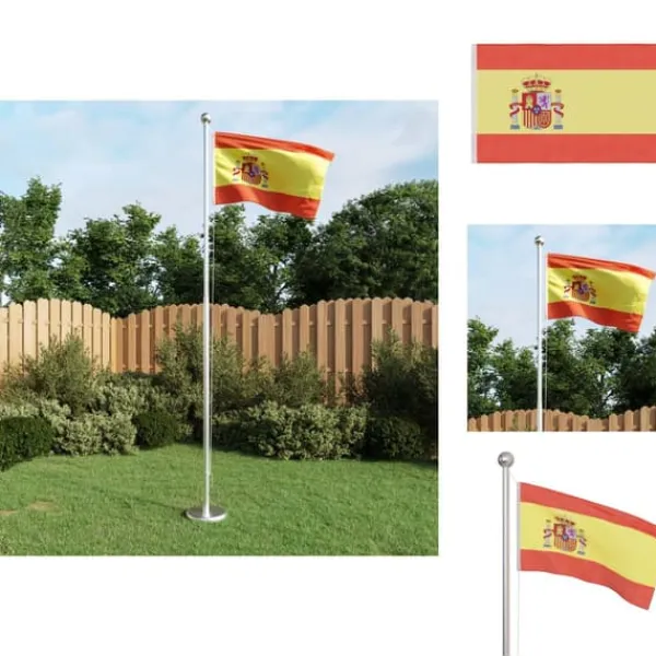 Hot Flag & vimpler - Living det spanske flag 90x150 cm Flag & Vindposer